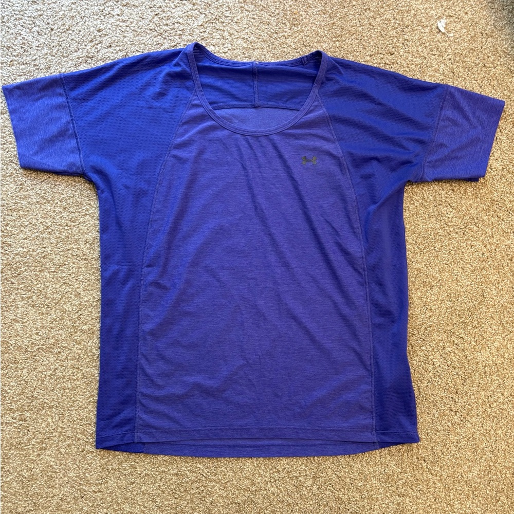 Under Armour Dolman- Fit Athletic T-Shirt - Bright Purple